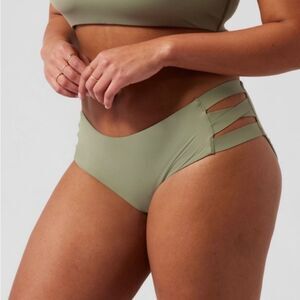 NWT Athleta Palm Swim Boyshort Bikini Bottom L & XL